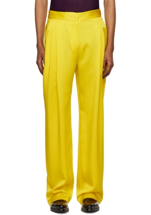 ARTURO OBEGERO SSENSE Exclusive Yellow Trousers