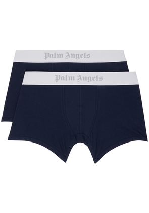 Palm Angels Two-Pack Navy Boxers