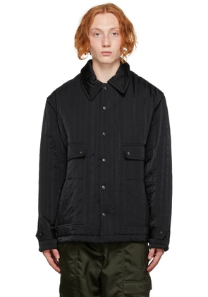 True Tribe Black Quilted Felix Jacket