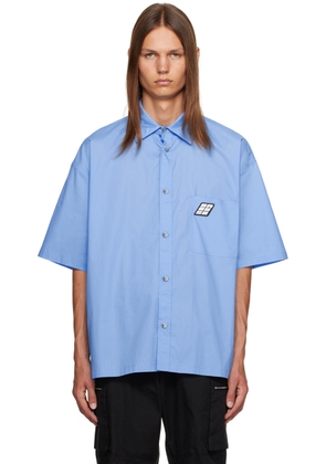 AMBUSH Blue Spread Collar Shirt
