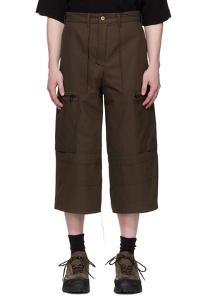 BRYAN JIMENÈZ Brown Uniform Cargo Pants