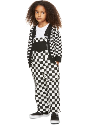 même. SSENSE Exclusive Kids Black & White Checkers Riley Overalls