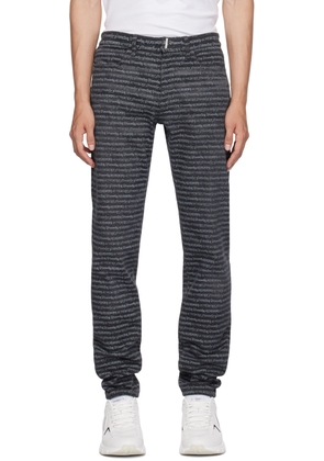 Givenchy Gray Printed Trousers