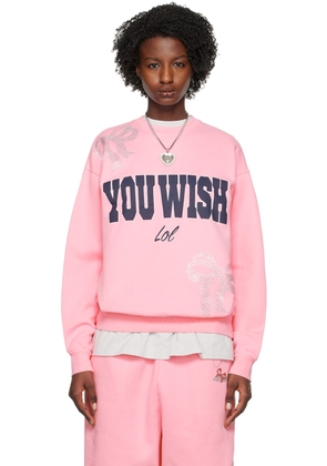 ABRA Pink 'You Wish' Sweatshirt