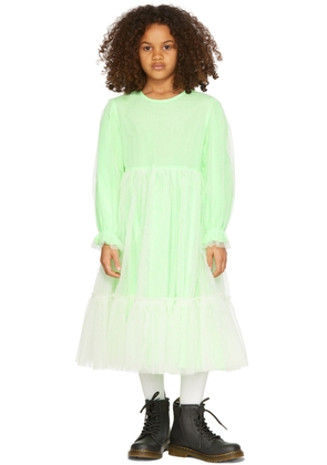Luckytry Kids Green Tulle Dress