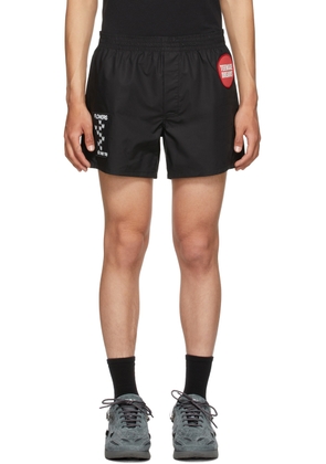 Raf Simons Black Patch Boxer Shorts