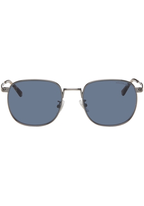 Montblanc Gunmetal Square Sunglasses