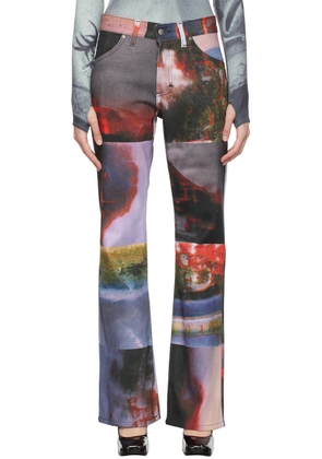 Serapis Multicolor Nebula Print Jeans