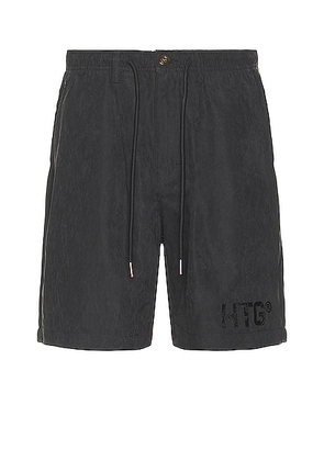 Honor The Gift Brand Poly Shorts in Black - Black. Size S (also in ).
