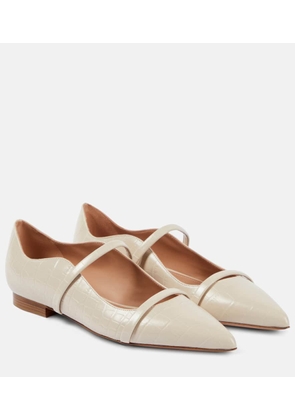 Malone Souliers Maureen leather ballet flats