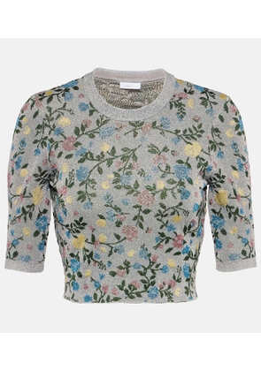 Rabanne Floral jacquard sweater