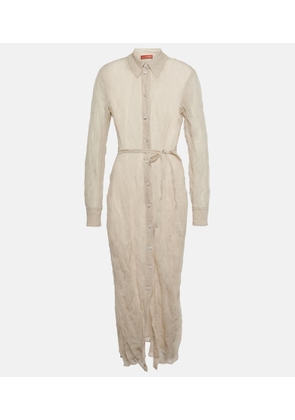 Altuzarra Agnes cotton and silk shirt dress