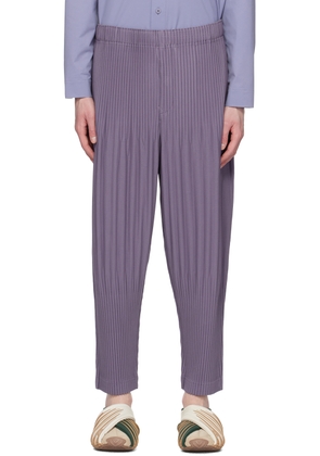 HOMME PLISSÉ ISSEY MIYAKE Purple Monthly Color February Trousers
