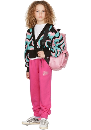 MSGM Kids Kids Blue & Pink Swirl Cardigan