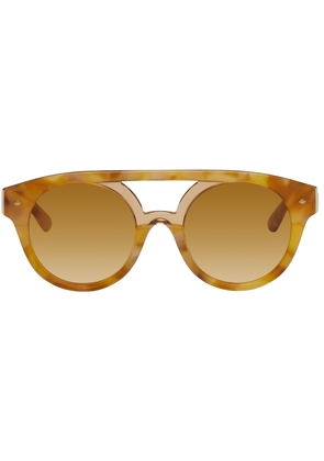 Giorgio Armani Tortoiseshell Double Bridge Sunglasses