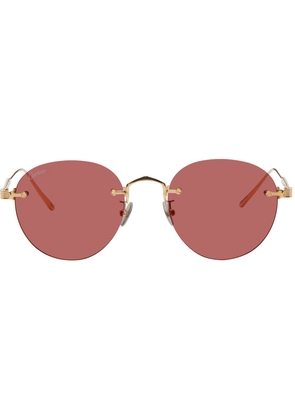 Cartier Gold Round Sunglasses