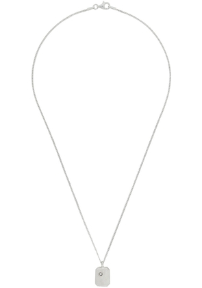 Seb Brown Kids Silver Pearl Bevel Necklace