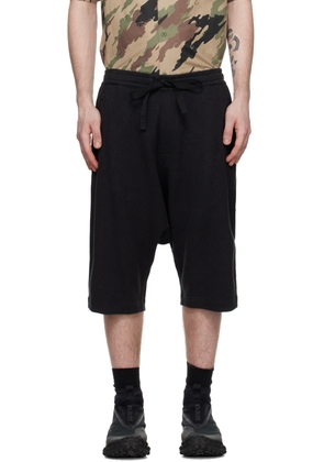 Maharishi Black Sweat Shorts