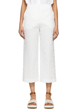 Cecilie Bahnsen White Jaylee Trousers