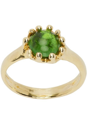 Mondo Mondo Gold & Green Lush Ring