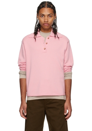 Guest in Residence SSENSE Exclusive Pink Everyday Polo