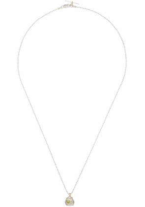 Martine Ali SSENSE Exclusive Silver Peridot Necklace