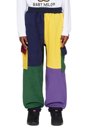BAPE Kids Multicolor Ape Head Cargo Pants