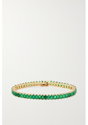SHAY - 18-karat Gold Emerald Tennis Bracelet - One size