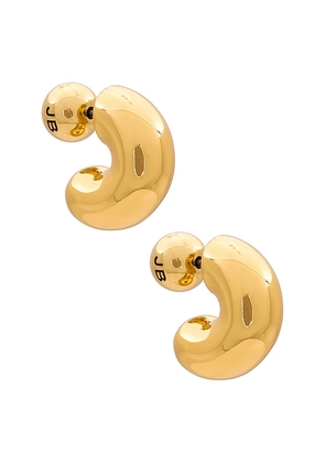 Jenny Bird Tome Small Hoops in Metallic Gold.