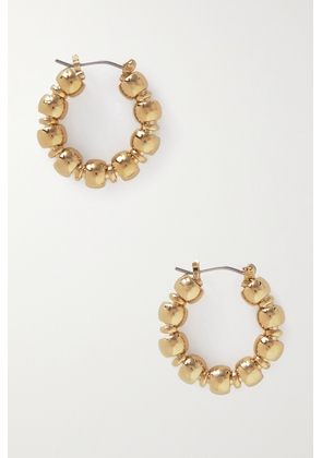 Laura Lombardi - + Net Sustain Maremma Gold-plated Recycled Hoop Earrings - Metallic - One size