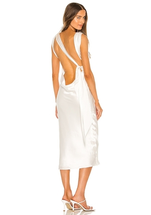 The Bar Max Dress in White. Size 0, 00, 10, 12, 2, 6, 8.