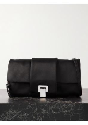 Proenza Schouler - Flip Satin Shoulder Bag - Black - One size