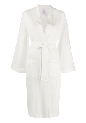 ERES Vraiment tie-waist dressing gown - White
