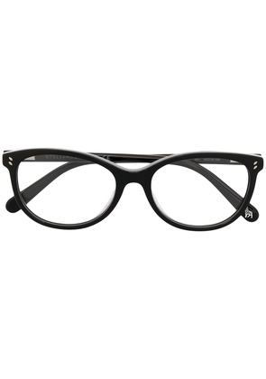 Stella McCartney Eyewear curved rectangle glasses - Black
