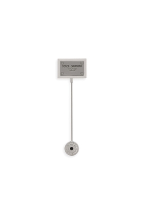 Dolce & Gabbana DG-logo lapel pin - Silver