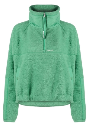 RLX Ralph Lauren half-zip teddy sweatshirt - Green