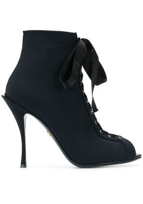 Dolce & Gabbana Bette open toe booties - Black
