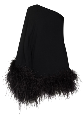 Taller Marmo Piccolo Ubud feather-embellished dress - Black
