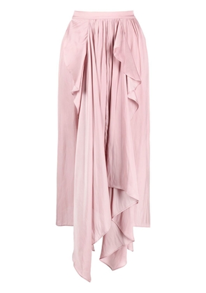 Zadig&Voltaire Jeb asymmetric draped skirt - Pink
