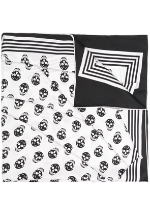 Alexander McQueen skull-print scarf - Black