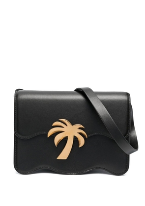 Palm Angels palm-motif leather shoulder bag - Black