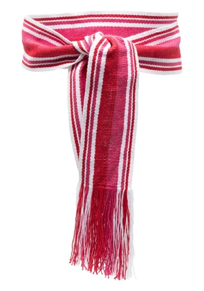 Pippa Holt striped interwoven belt - Pink