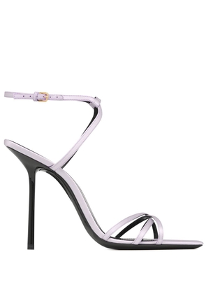 Saint Laurent Baliqua 105mm sandals - Grey