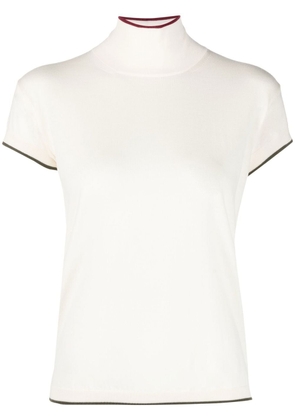 Marni short-sleeved knit top - White