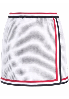 Thom Browne dotted wrap skirt - 055 LT GREY