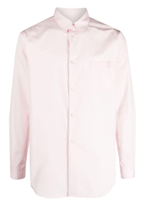 Bally spread-collar cotton shirt - Pink