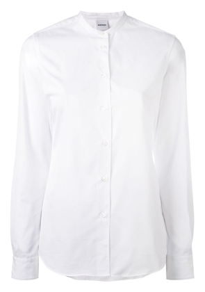 ASPESI collarless shirt - White