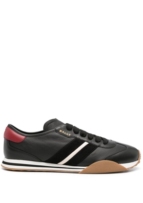 Bally Sussex side-stripe leather sneakers - Black