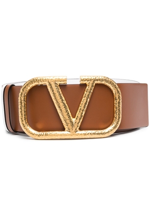 Valentino Garavani VLogo Signature buckle belt - Brown
