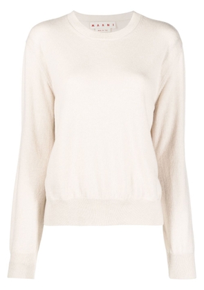 Marni cashmere long-sleeve jumper - Neutrals